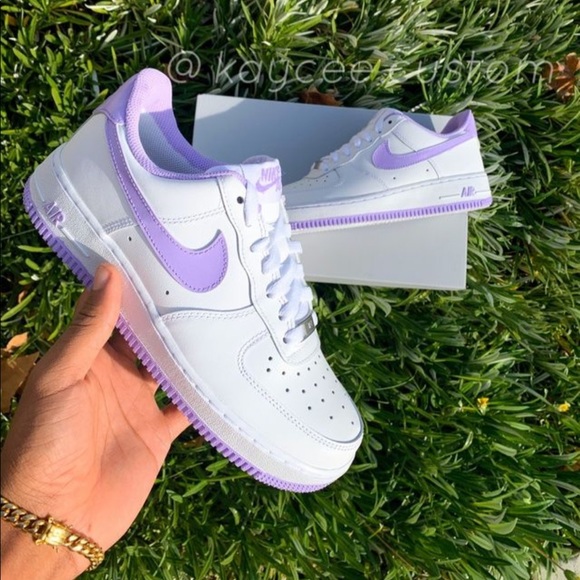 Nike Shoes - NWT Rare Baby Purple Custom Air Force 1s
